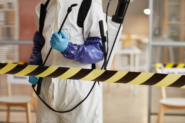 Professional Biohazard technician working in Bodega Bay, CA
